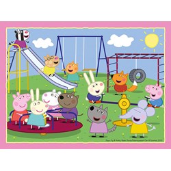 Ravensburger (6958) - "Peppa Pig" - 12 16 20 24 pieces puzzle