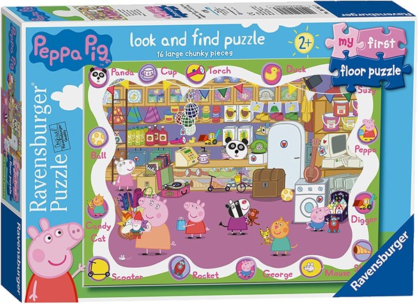 Ravensburger (6961) - "Peppa Pig" - 16 pieces puzzle