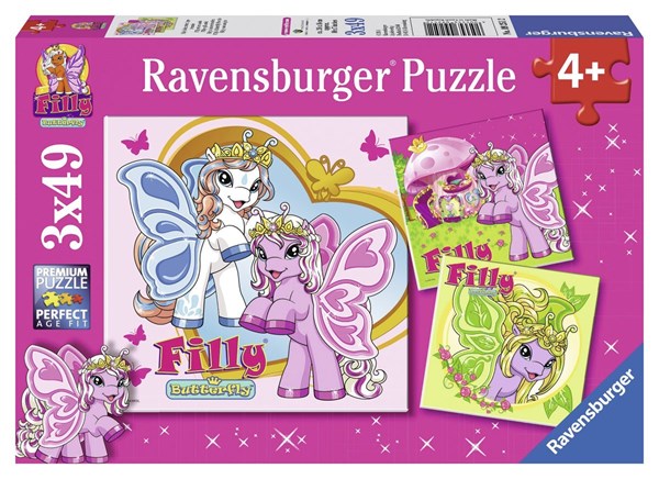 Ravensburger (09251) - "Fillys Butterfly Friends" - 49 pieces puzzle