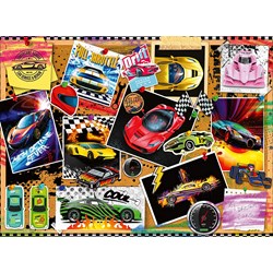 Ravensburger (12899) - "Race Cars" - 100 pieces puzzle