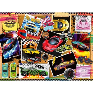 Ravensburger (12899) - "Race Cars" - 100 pieces puzzle