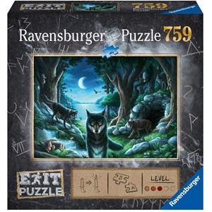 Ravensburger (15028) - "EXIT The Curse of the Wolves (in German)" - 759 pieces puzzle