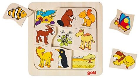 Goki (56725) - "Where Do I Live" - 9 pieces puzzle