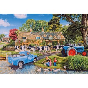 Gibsons (G2715) - "Milk On The Move" - 250 pieces puzzle