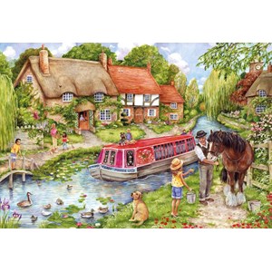 Gibsons (G3120) - "Drifting Downstream" - 500 pieces puzzle