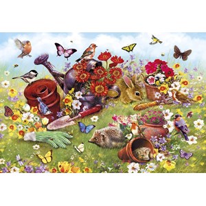 Gibsons (G3122) - Greg Giordano: "In The Garden" - 500 pieces puzzle