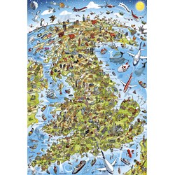 Gibsons (G3431) - Hartwig Braun: "Best of British" - 500 pieces puzzle