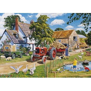 Gibsons (G5055) - Trevor Mitchell: "The Farmer's Round" - 500 pieces puzzle