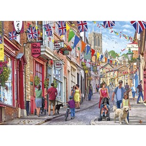 Gibsons (G6229) - Steve Crisp: "Steep Hill" - 1000 pieces puzzle