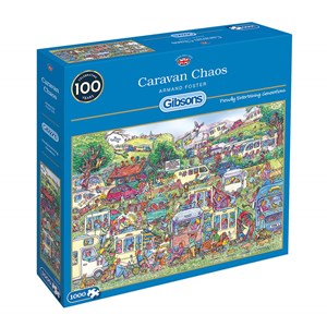 Gibsons (G6258) - Armand Foster: "Caravan Chaos" - 1000 pieces puzzle