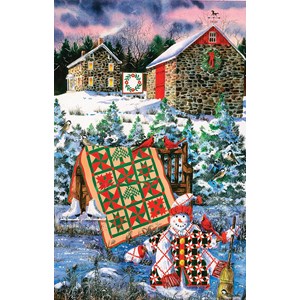 SunsOut (14634) - Diane Phalen: "A Christmas Cheer Quilt" - 1000 pieces puzzle