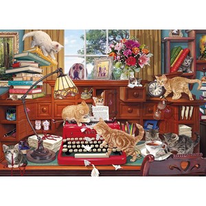 Gibsons (G6290) - Steve Read: "Writer's Block" - 1000 pieces puzzle