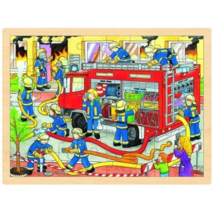 Goki (57527) - "Firefighting" - 48 pieces puzzle