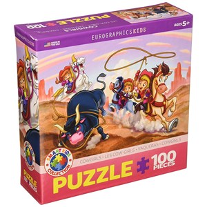 Eurographics (6100-0649) - "Cowgirls" - 100 pieces puzzle