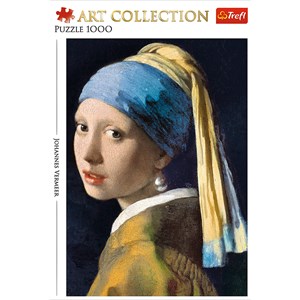 Trefl (10522) - Johannes Vermeer: "Girl with a pearl earring" - 1000 pieces puzzle