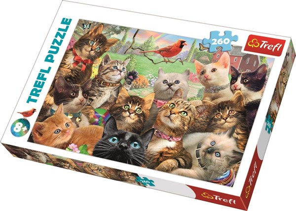 Trefl (260) - "Kittens" - 260 pieces puzzle