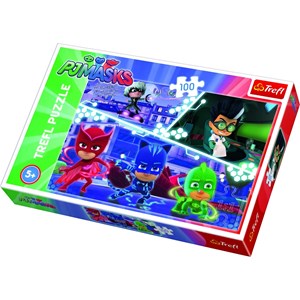 Trefl (16334) - "PJ Masks" - 100 pieces puzzle