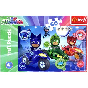Trefl (17324) - "PJ Masks" - 60 pieces puzzle