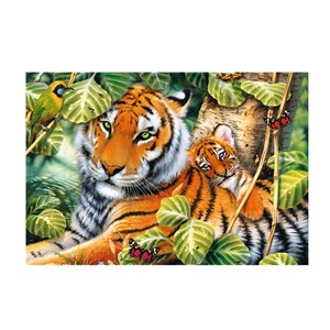 Trefl (26159) - "Two Tigers" - 1500 pieces puzzle