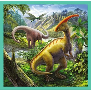 Trefl (34837) - "The extraordinary world of dinosaur" - 20 36 50 pieces puzzle