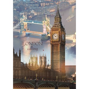Trefl (103953) - "London at Dawn" - 1000 pieces puzzle