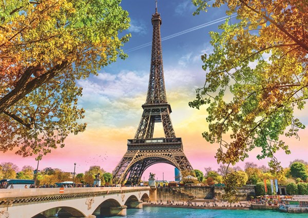 Trefl (37330) - "Romantic Paris" - 500 pieces puzzle