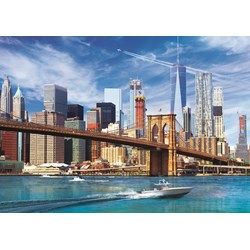 Trefl (37331) - "View of New York" - 500 pieces puzzle