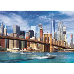 Trefl (37331) - "View of New York" - 500 pieces puzzle