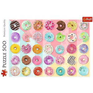 Trefl (37334) - "Sweet Donuts" - 500 pieces puzzle