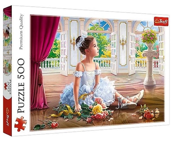 Trefl (37351) - "Little ballerina" - 500 pieces puzzle