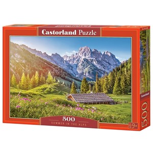 Castorland (B-53360) - "Summer in the Alps" - 500 pieces puzzle