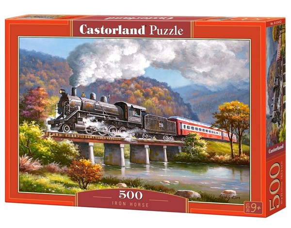 Castorland (B-53452) - "Iron Horse" - 500 pieces puzzle