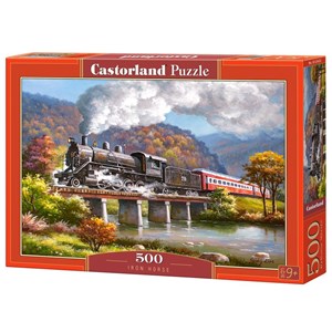 Castorland (B-53452) - "Iron Horse" - 500 pieces puzzle