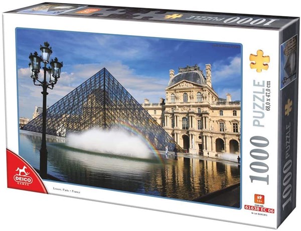 Deico (75772) - "Le Louvre, Paris" - 1000 pieces puzzle
