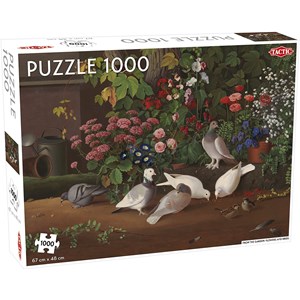 Tactic (55246) - "Flowers and Birds" - 1000 pieces puzzle