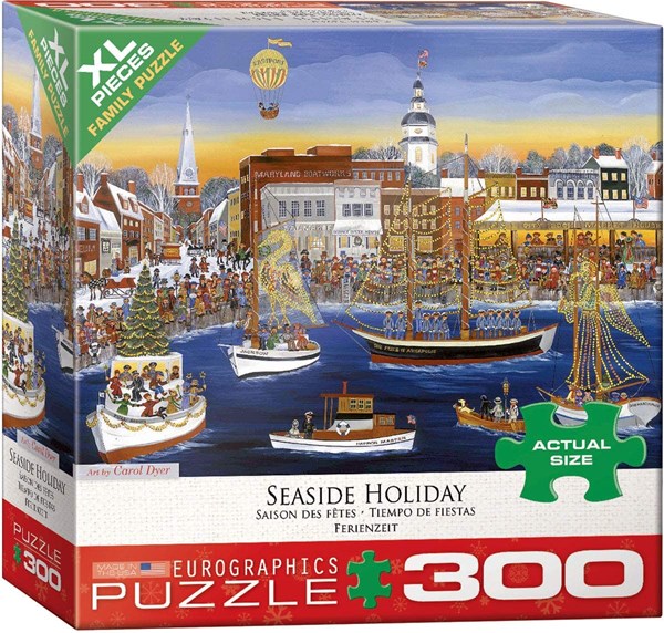 Eurographics (8300-5402) - Carol Dyer: "Seaside Holiday" - 300 pieces puzzle