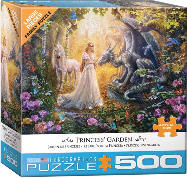 Eurographics (6500-5458) - "Princess' Garden" - 500 pieces puzzle