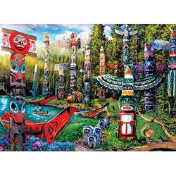 Eurographics (6500-5361) - Jason Taylor: "Totem Dreams" - 500 pieces puzzle