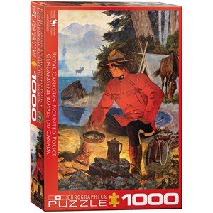 Eurographics (6000-5352) - "Morning Campfire" - 1000 pieces puzzle