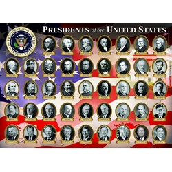 Eurographics (8300-1432) - "Presidents of the United States" - 300 pieces puzzle