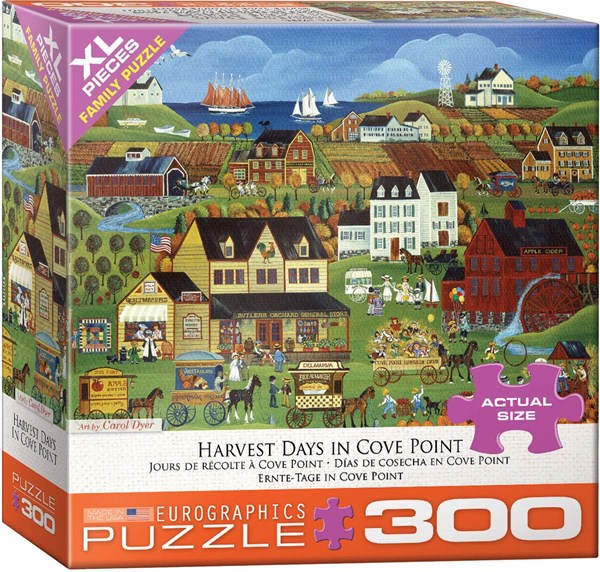 Eurographics (8300-5389) - Carol Dyer: "Harvest Days" - 300 pieces puzzle
