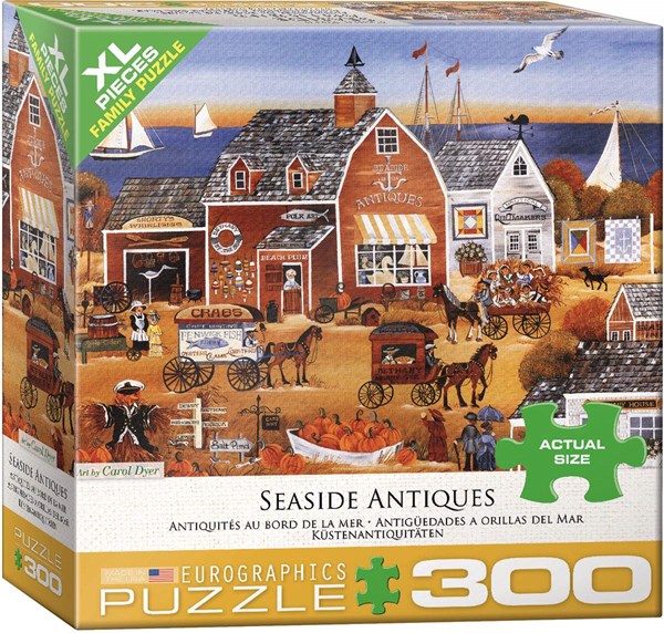 Eurographics (8300-5390) - Carol Dyer: "Seaside Antiques" - 300 pieces puzzle