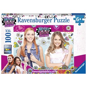 Ravensburger (10714) - "Maggie & Bianca" - 100 pieces puzzle