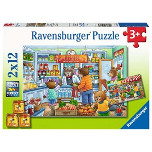 Ravensburger (05076) - "At the Grocer's" - 12 pieces puzzle