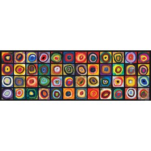 Eurographics (6010-5443) - Vassily Kandinsky: "Color Square" - 1000 pieces puzzle