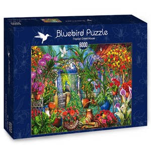 Bluebird Puzzle (70258) - Ciro Marchetti: "Tropical Green House" - 6000 pieces puzzle