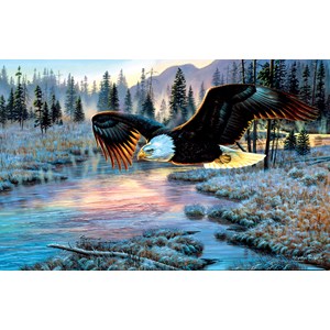 SunsOut (70909) - Cynthie Fisher: "Eagle Dawn" - 1000 pieces puzzle