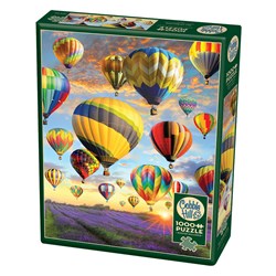 Cobble Hill (80025) - Greg Giordano: "Hot Air Balloons" - 1000 pieces puzzle