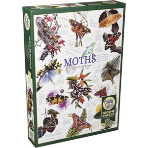 Cobble Hill (80016) - Carl Brenders: "Moth Collection" - 1000 pieces puzzle