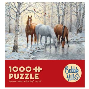 Cobble Hill (57157) - "Horse Trio" - 1000 pieces puzzle